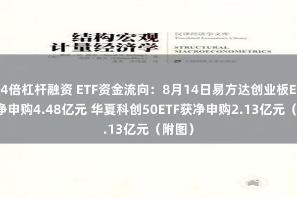 4倍杠杆融资 ETF资金流向：8月14日易方达创业板ETF获净申购4.48亿元 华夏科创50ETF获净申购2.13亿元（附图）